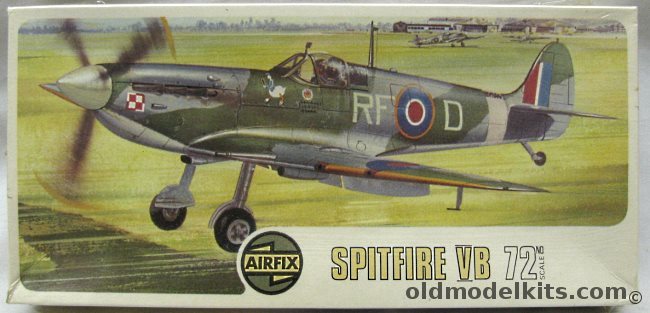 Airfix 1/72 Supermarine Spitfire Vb - RAF (Polish) 303 Sq or USAAF 31st Fighter Group, 02046-2 plastic model kit